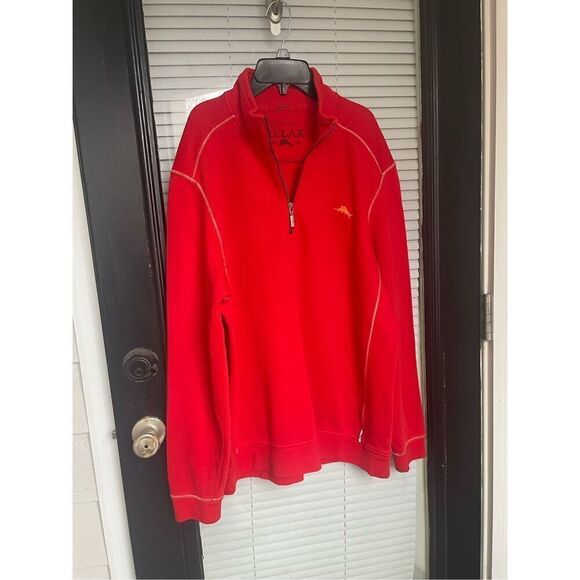Tommy Bahama Men’s Large Relax Activewear 1/4 zip pullover L - Picture 4 of 12